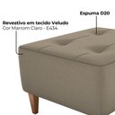 Ver imagem 5 de Puff Decorativo para Sala Piva 62x52 Cm E434 Marrom Claro Milani Store