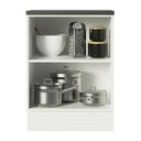 Ver imagem 5 de Balcão Acordes 100% Mdf 60cm 1 Porta Frente Branco Brilho