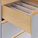Ver mais imagens de Balcão de Cozinha Tampo e Ilha 164cm Pierre Carvalho/cinza L01 - Mpozenato