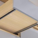 Ver imagem 7 de Balcão de Cozinha Tampo e Ilha 164cm Pierre Carvalho/cinza L01 - Mpozenato