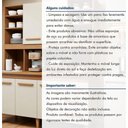 Ver mais imagens de Kit de Cozinha Atenas 5 Portas 3 Gavetas MDF MDP Nature-Off Kaiki Móveis