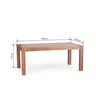 Mesa de Jantar 200x100cm Rinno Artemobili - 2