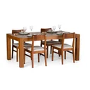 Ver imagem 4 de Mesa de Jantar 180x100cm Garapa Rinno Marrom/Castanho