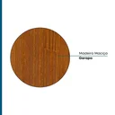Ver imagem 7 de Mesa de Jantar 180x100cm Garapa Rinno Marrom/Castanho
