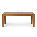 Ver imagem 1 de Mesa de Jantar 180x100cm Garapa Rinno Marrom/Castanho