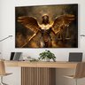 Quadro Decorativo Deusa da Justiça com Asas Sala Quarto Casa Escritório - 1