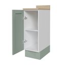 Ver imagem 5 de Balcão Planejado 1 Porta 30cm com Tampo Arizona CabeCasa MadeiraOriginals Verde/Menta/Branco