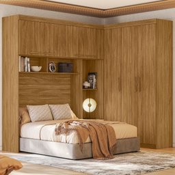 Roupeiro Modular Casal 7 Portas 5 Gavetas Veneza - Moval:freijoo - 2