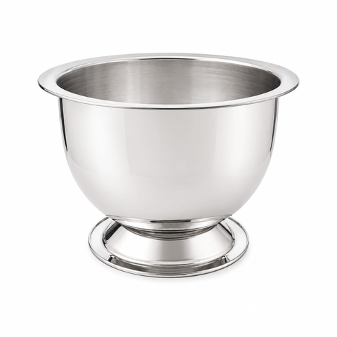 Champanheira Inoxidável Polido com Base - Fracalanza - 5 Litros 5 Litros - Alt.20 X Diâmetro 28cm