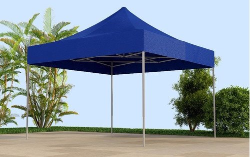 Gazebo Tenda Sanfonada Aço Nylon Resistente 3x3m