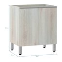 Ver imagem 2 de Balcão de Cozinha sem Tampo 70cm 2 Portas Lis Luciane Móveis