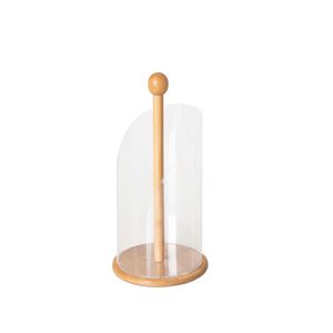 Suporte Porta Rolo de Papel Bambu – Cozinha e Decoração