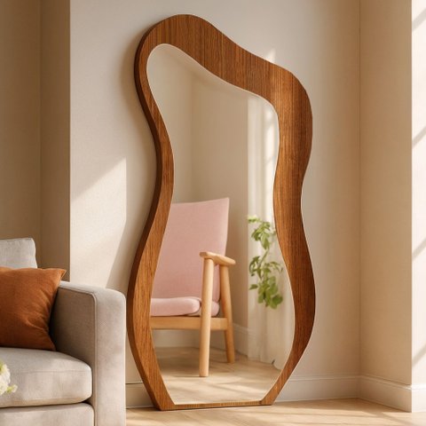 Espelho Moldurado MDF Cinamomo Lady