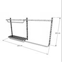 Ver imagem 3 de Kit para Closet com 7 Peças Regulável 200x100cm Cor Branco Modelo Clst1b233