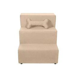 Escada Rampa para Pet Cachorro Gato Bellamado:bege - 2