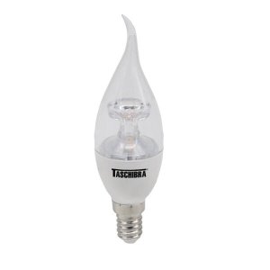 Lâmpada LED 3W TVL 25 Bico Torcido E14 Luz Amarela 2700K Taschibra