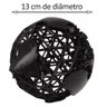 Globo Terrestre 3d Vazado Decoração Decorativo Preto Base Cor Bronze - 2