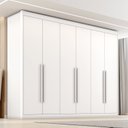 Ver imagem 1 de Guarda Roupa Casal Colossal 100% MDF 6 Portas de Bater 6 Gavetas