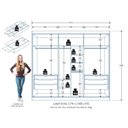 Ver imagem 3 de Guarda Roupa Casal Colossal 100% MDF 6 Portas de Bater 6 Gavetas