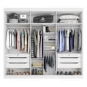 Ver imagem 4 de Guarda Roupa Casal Colossal 100% MDF 6 Portas de Bater 6 Gavetas