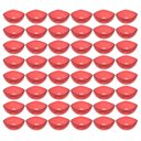 Ver imagem 1 de 48 Potes de Sobremesa Vermelho Transparente Doces Plástico Hotel Restaurante Buffet Crippa