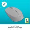 Mouse sem Fio 1300dpi Bluetooth Ra010 Cinza - 2