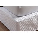 Ver imagem 2 de Saia Box para Cama Casal Queen Branca Matelada com Elástico