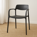 Ver imagem 1 de Cadeira de Jantar em Polipropileno Bossa Nova Preto Empilhavel