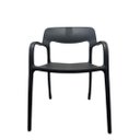 Ver imagem 3 de Cadeira de Jantar em Polipropileno Bossa Nova Preto Empilhavel