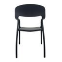 Ver imagem 5 de Cadeira de Jantar em Polipropileno Bossa Nova Preto Empilhavel