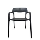 Ver imagem 3 de Cadeira de Jantar em Polipropileno Bossa Nova Preto Empilhavel