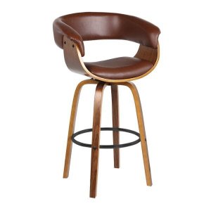 Banqueta Betim Base Madeira 