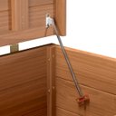 Ver imagem 7 de Baú de Madeira Maciça 92x50x46 Cm Carvalho Rústico Elliottiis