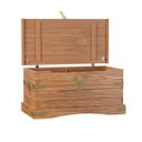 Ver imagem 3 de Baú de Madeira Maciça 92x50x46 Cm Carvalho Rústico Elliottiis