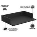 Ver imagem 4 de Kit 03 Suportes Suspensos Para Micro-ondas Forno 60x40 cm Class L03 Preto - Lyam Decor