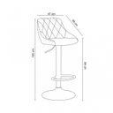 Ver imagem 2 de Banqueta Giratória Altura Regulável Delta Gomos Rivatti