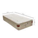 Ver mais imagens de Cama Box Solteiro Americano Molas Ensacadas White Horse Carolina Mattress 96x203 Carolina Mattress G