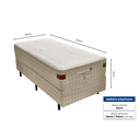 Ver imagem 7 de Cama Box Solteiro Americano Molas Ensacadas White Horse Carolina Mattress 96x203 Carolina Mattress G