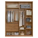 Ver imagem 3 de Guarda Roupa Casal Attore 4 Portas + 2 Espelhos - Demobile:amedola Touch