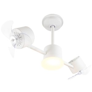 Ventilador de Teto Treviso Infinit Led Branco Bivolt