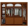 Guarda-roupas Casal 6 Portas 8 Gavetas com Pés 100% Mdf Imperatore - Lopas Frassino - 5