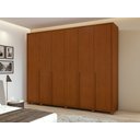 Ver imagem 6 de Guarda-roupas Casal 6 Portas 8 Gavetas com Pés 100% Mdf Imperatore - Lopas Frassino