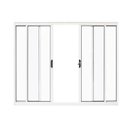 Ver imagem 1 de Janela de Alumínio Abertura Central 4 Folhas sem Grade 100x120cm Branco Allo Esquadrias