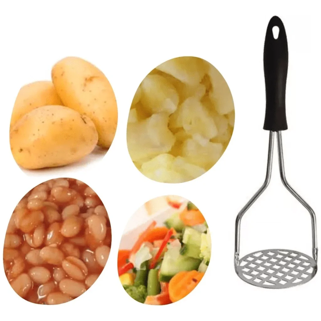 Ver imagem 4 de Amassador de Batata Legumes Feijão Inox Igual Rita Lobo