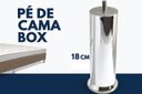 Ver imagem 2 de Kit para Cama Box com 4 Unidades Metalizado com Altura de 18 Cm