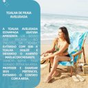 Ver imagem 4 de Toalha de Praia Aveludada Para Cadeira Banho Seca rápido:Ubatuba