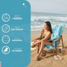 Toalha de Praia Aveludada Para Cadeira Banho Seca rápido:Ubatuba - 2