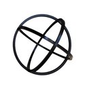 Ver imagem 1 de Estatueta Cosmos - Esfera, Três Círculos - 20 Cm Diâmetro - Toque 3D:Preto