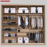 Guarda Roupa Casal com Espelhos 3 Portas 2 Gavetas 100% MDF London Yescasa - 3