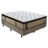 Cama Box com Colchão Queen Molas e Visco Boston Plush Sealy 158x198 - 1